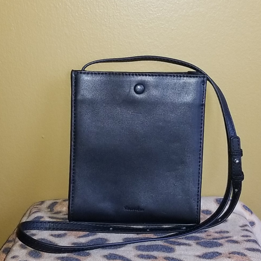 Steven Alan Leather Crossbody w Back Pocket - Picture 6 of 7